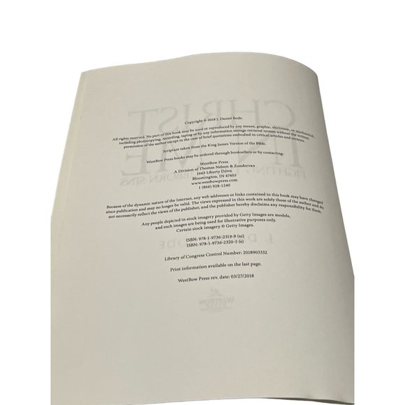 Christ in Me Fighting the Stubborn Sins J Daniel Bode 2018 Christian Religious - Picture 3 of 3